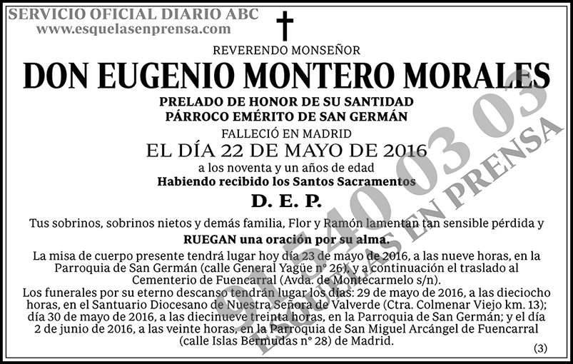 Eugenio Montero Morales